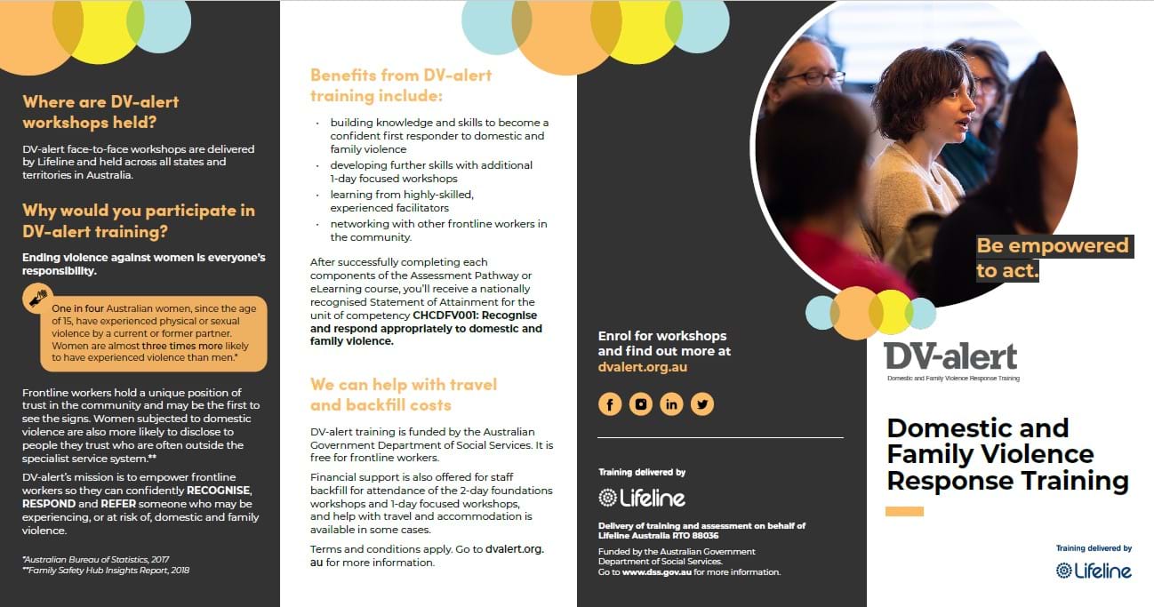DV-alert Training Brochure