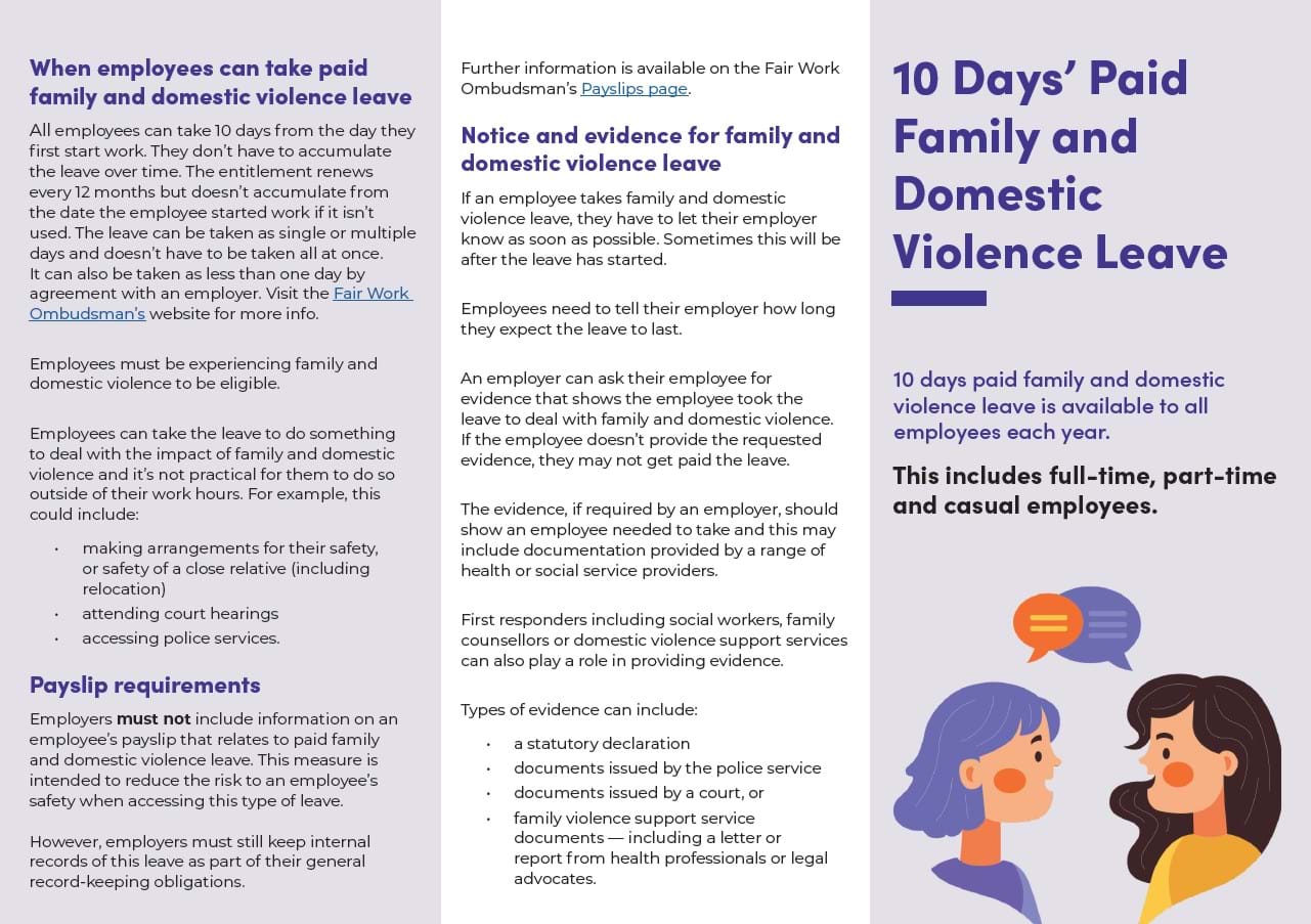 Paid DFV Leave Brochure